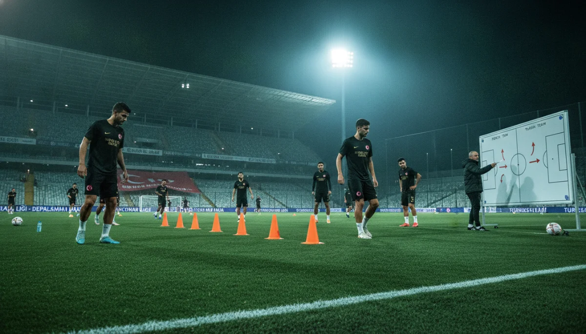 Galatasaray’da Lille Deplasmanı Öncesi Taktik Prova